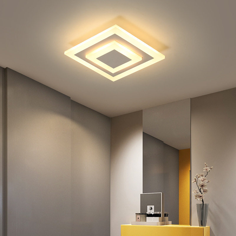 走廊灯过道灯现代简约创意led衣帽间灯具门厅入户玄关阳台吸顶灯
