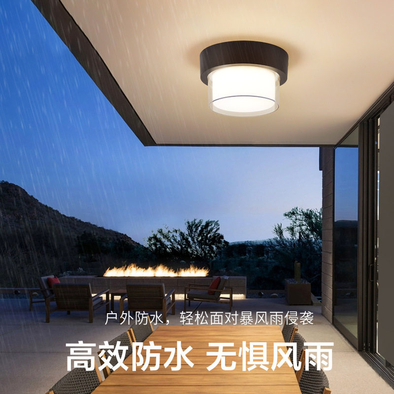 户外防水LED吸顶灯过道走廊