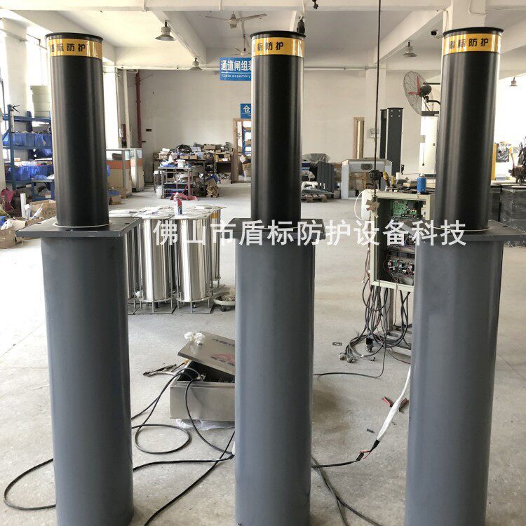 半自动不锈钢伸降柱固定路桩可移动防撞挡车桩全自动液压升降柱