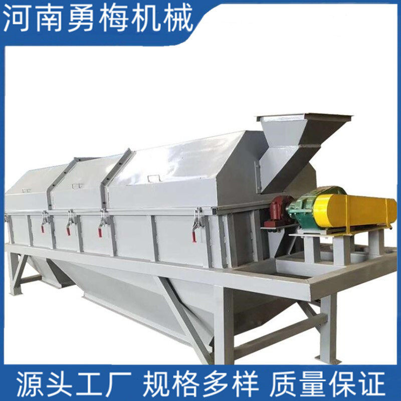 带拍打装置滚筒筛选机 耐火材料分级筛 封闭式圆筒筛分机