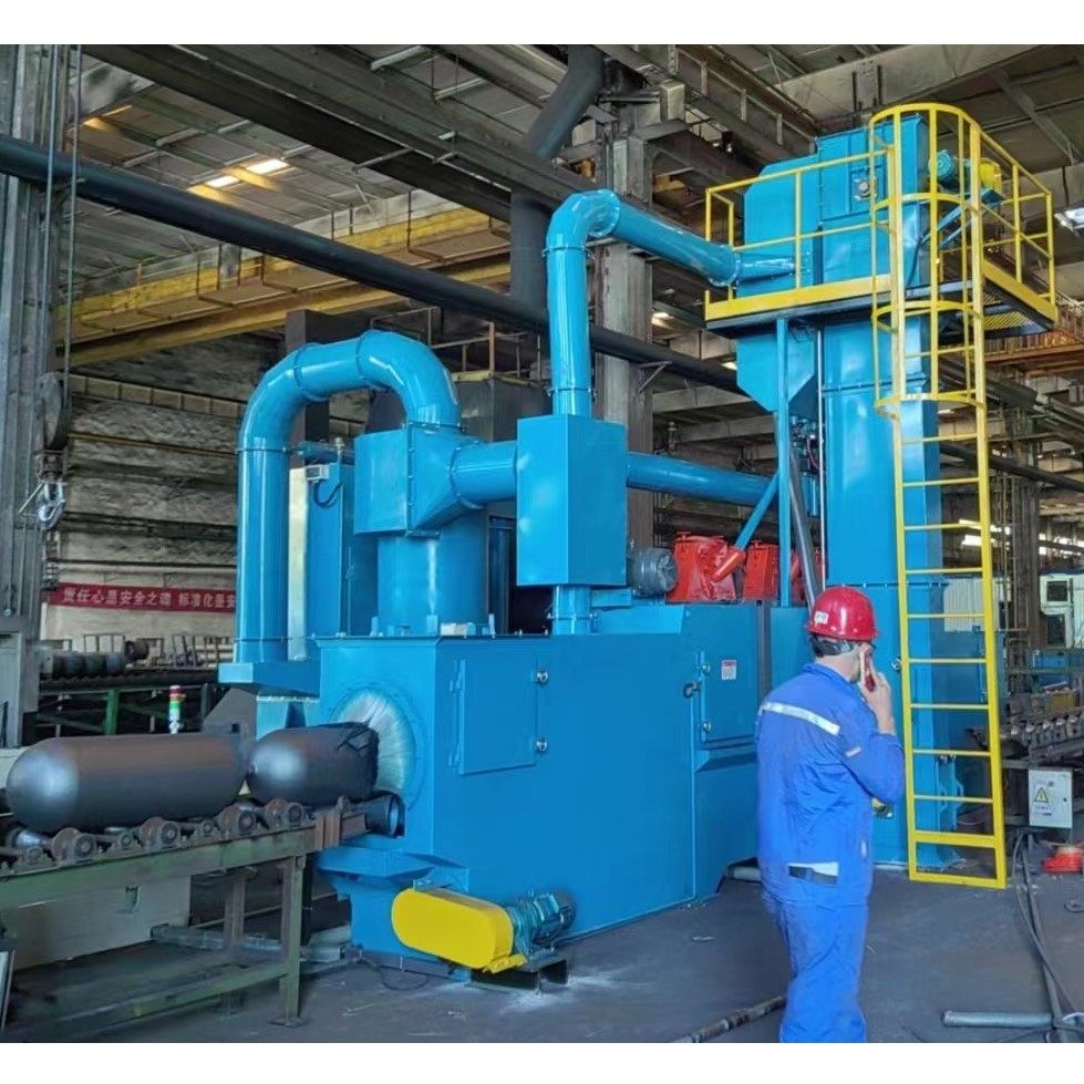 钢瓶外壁清理机.钢管外壁喷丸除锈抛丸机 厂家供应抛丸机,电子元器件市场,电线扎带/束线带,淘宝优惠券,粉丝福利购,淘宝优惠卷