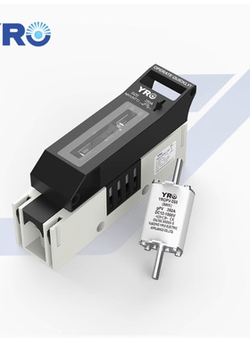 光伏直流熔断器NT1 250A 400A方管熔体NH1 NH2系列刀型触头熔断器