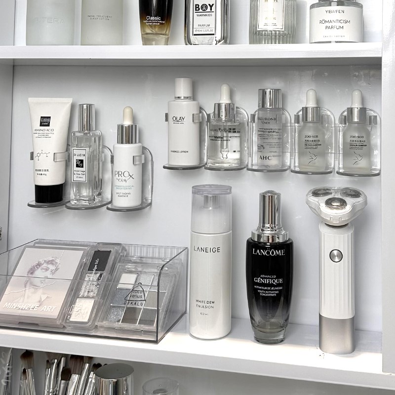 速发镜护内收纳浴柜神器洗手间洗面奶收纳盒室肤品收纳架免打孔置