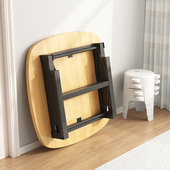 速发可折叠桌家用餐桌小户型方长简桌屋吃饭桌子便携户外摆摊易桌