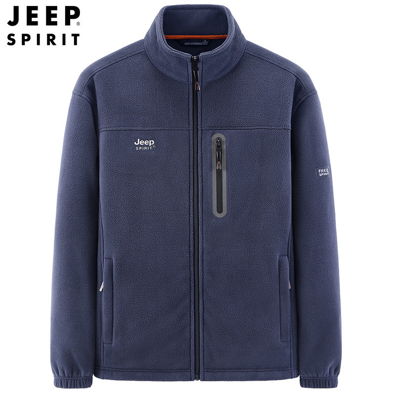 JEEP吉普男士抓绒卫衣