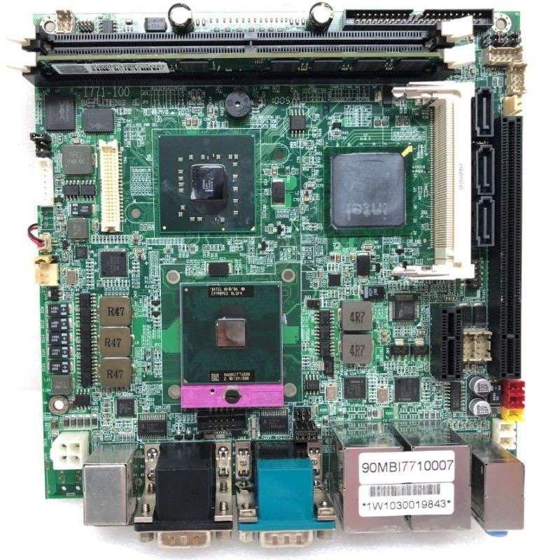 {议价}可开票I771-100工业医疗设备主板送CPU T6500内存1G集成声