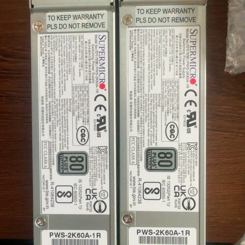 {议价}超微PWS-2K60A-1R 2600w钛金电源