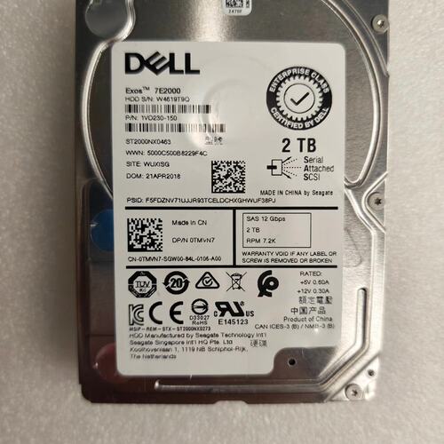 {议价}DELL ST2000NX0463 0TMVN7 TMVN