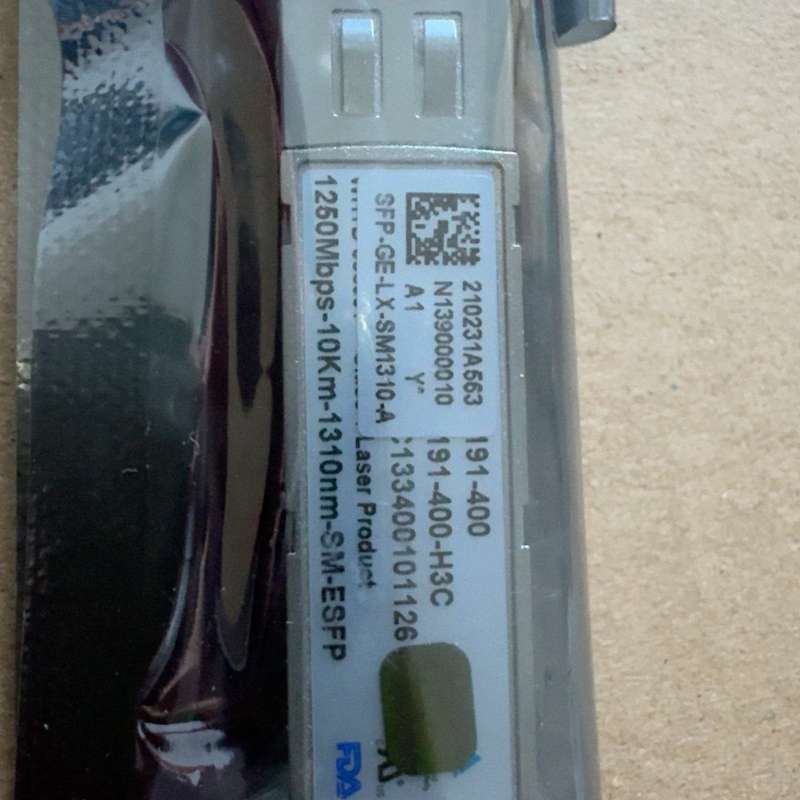 {议价}H3C SFP-GE-LX-SM1310-A光模块，原装