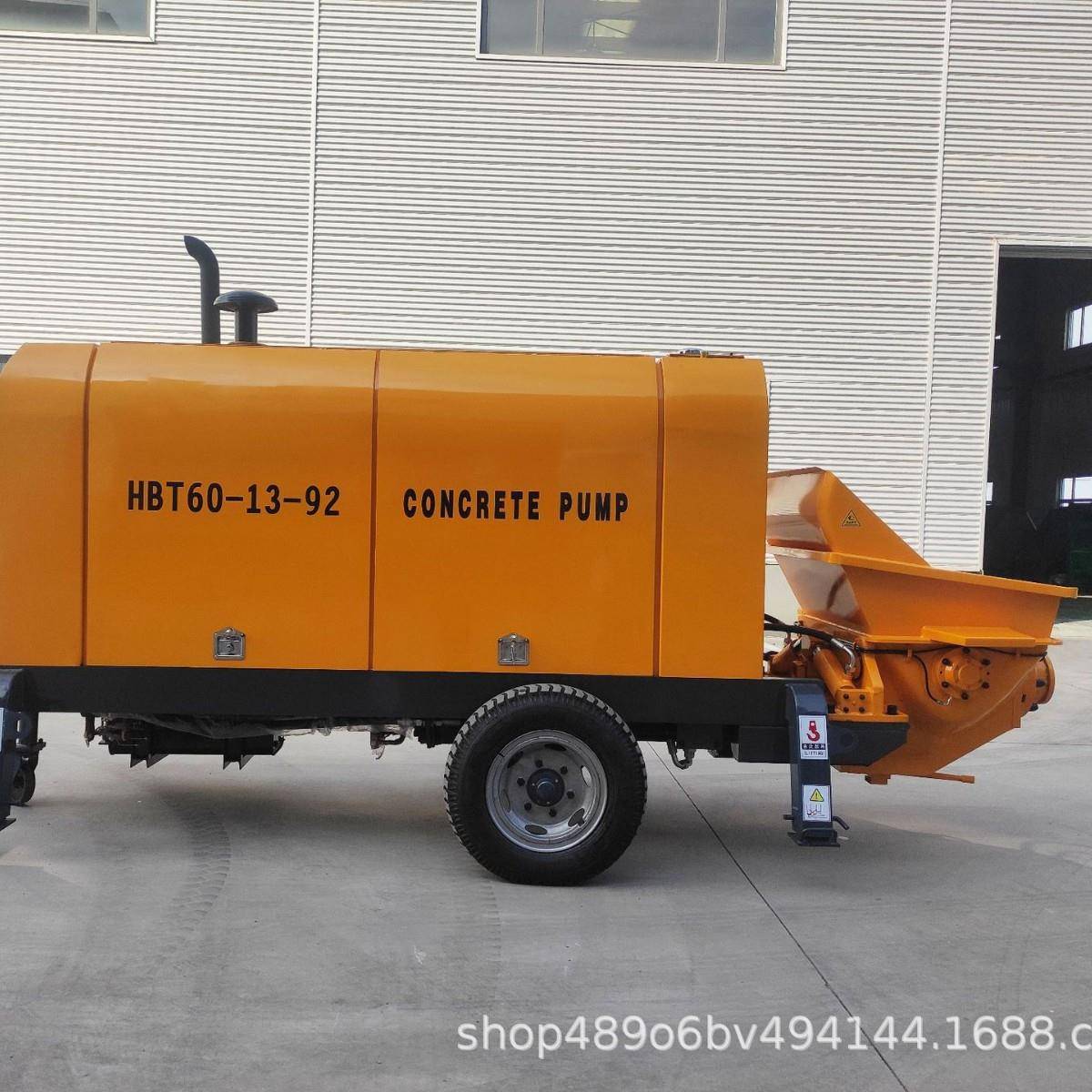 拖式混凝土地泵混泥土输送泵厂家柴油动力型号全