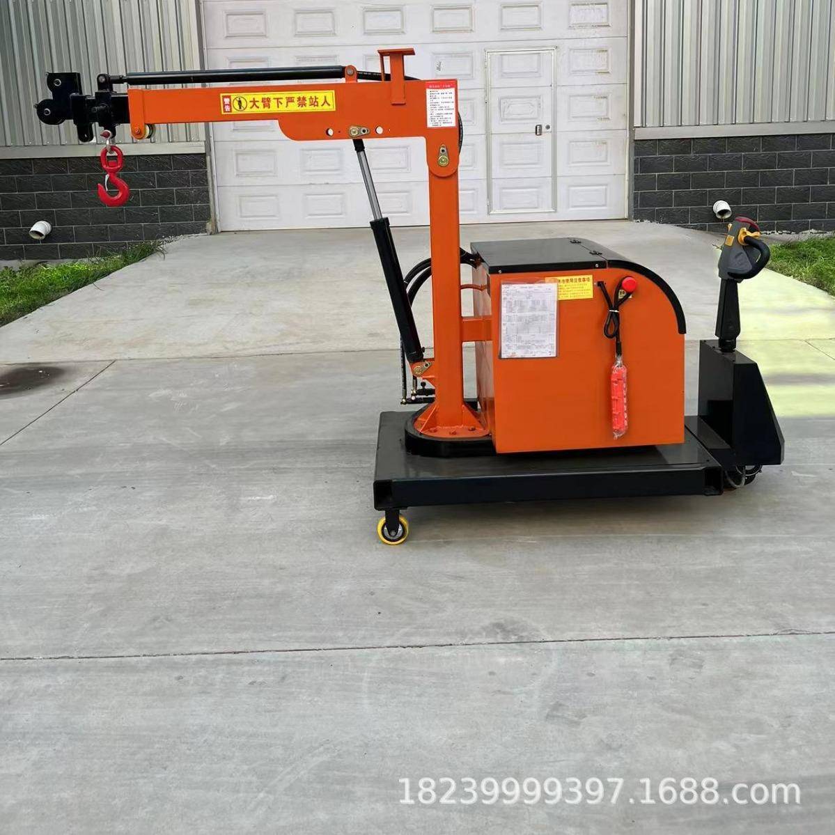 1吨移动式液压吊机全自动行走起重机无电源起吊设备