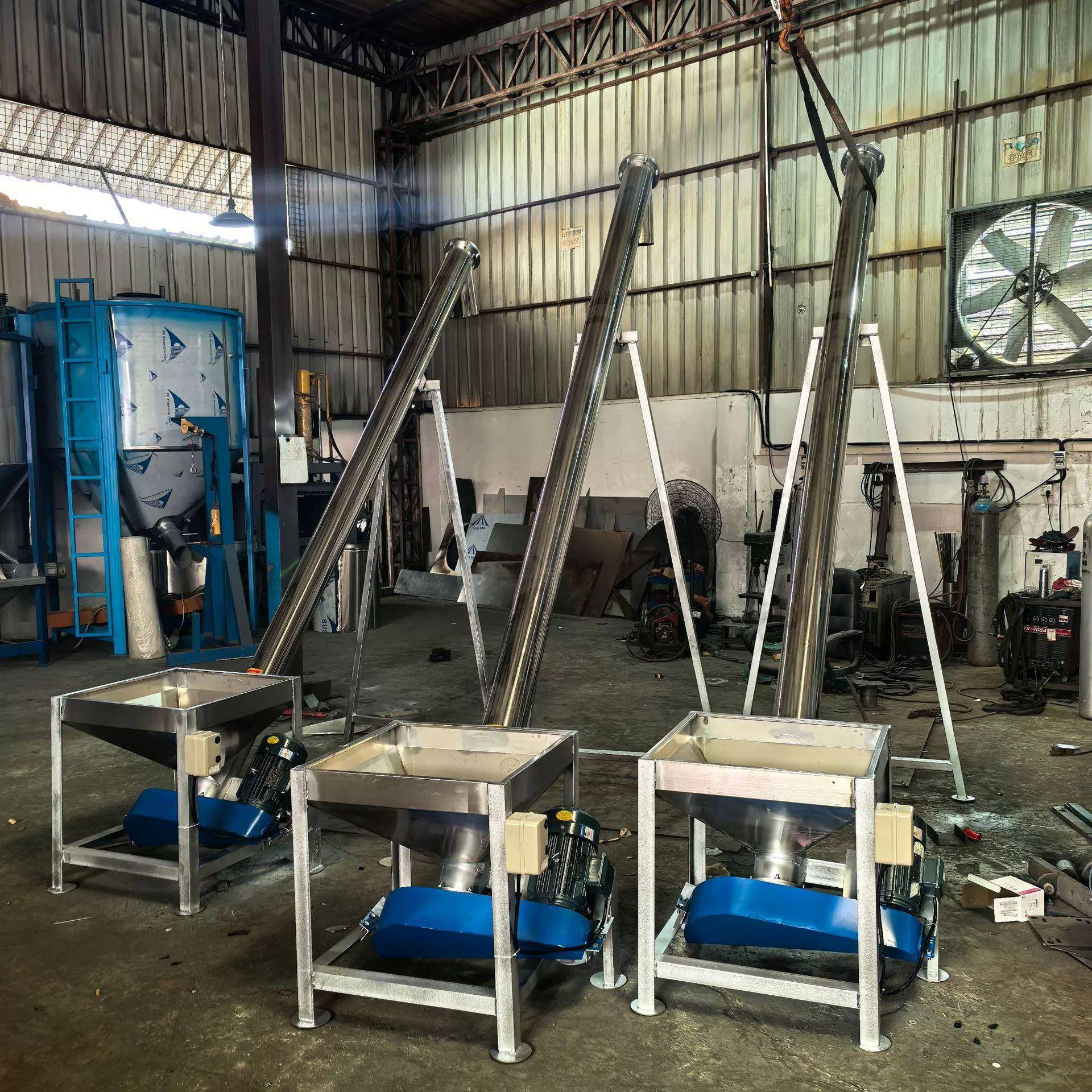 现货供应不锈钢斗式提升机淀粉颗粒输送机饲料粉体颗粒螺旋上料机