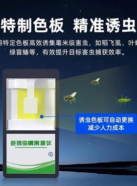 色596诱虫情测报仪蓝黄色诱虫自板动识别分析预警农林病业虫害虫