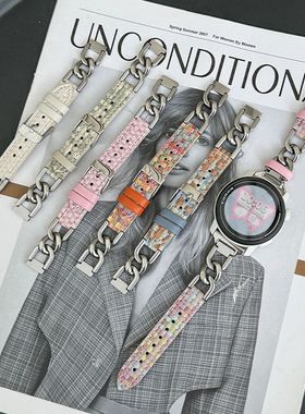 适用高驰corospace3表带单排金属PVC皮质PACE2链式APEX2/2Pro腕带