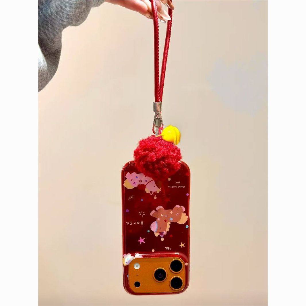 彩色波点奔跑小马适用iPhone17promax手机壳16pro苹果15/14/13/12,个性定制/设计服务/DIY,手机壳/保护套定制,淘宝优惠券,粉丝福利购,淘宝优惠卷