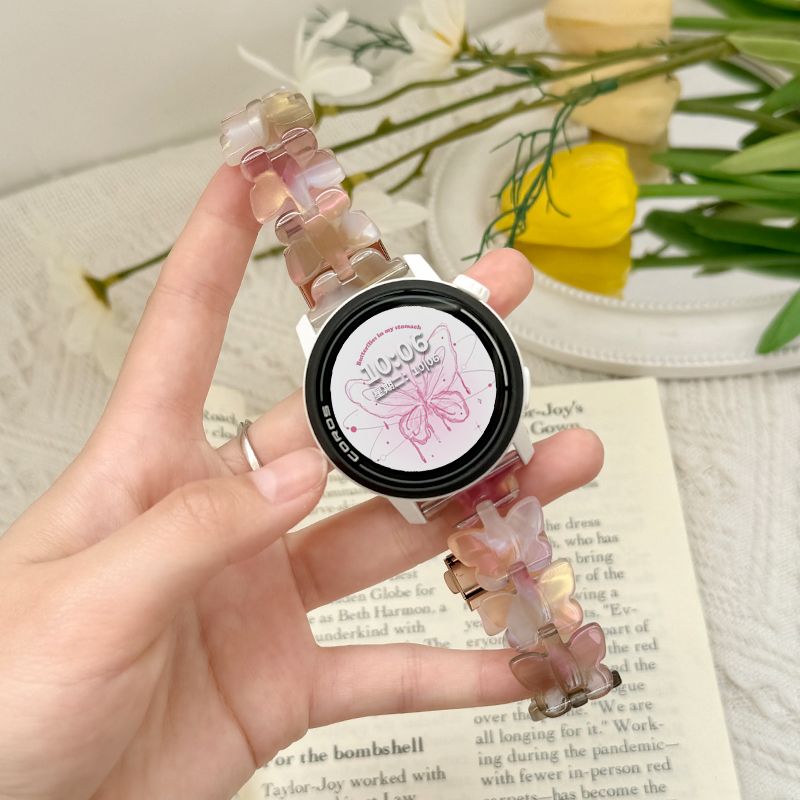 适用高驰corospace3表带蝴蝶款树脂pace2手表apex2/2pro替换腕带