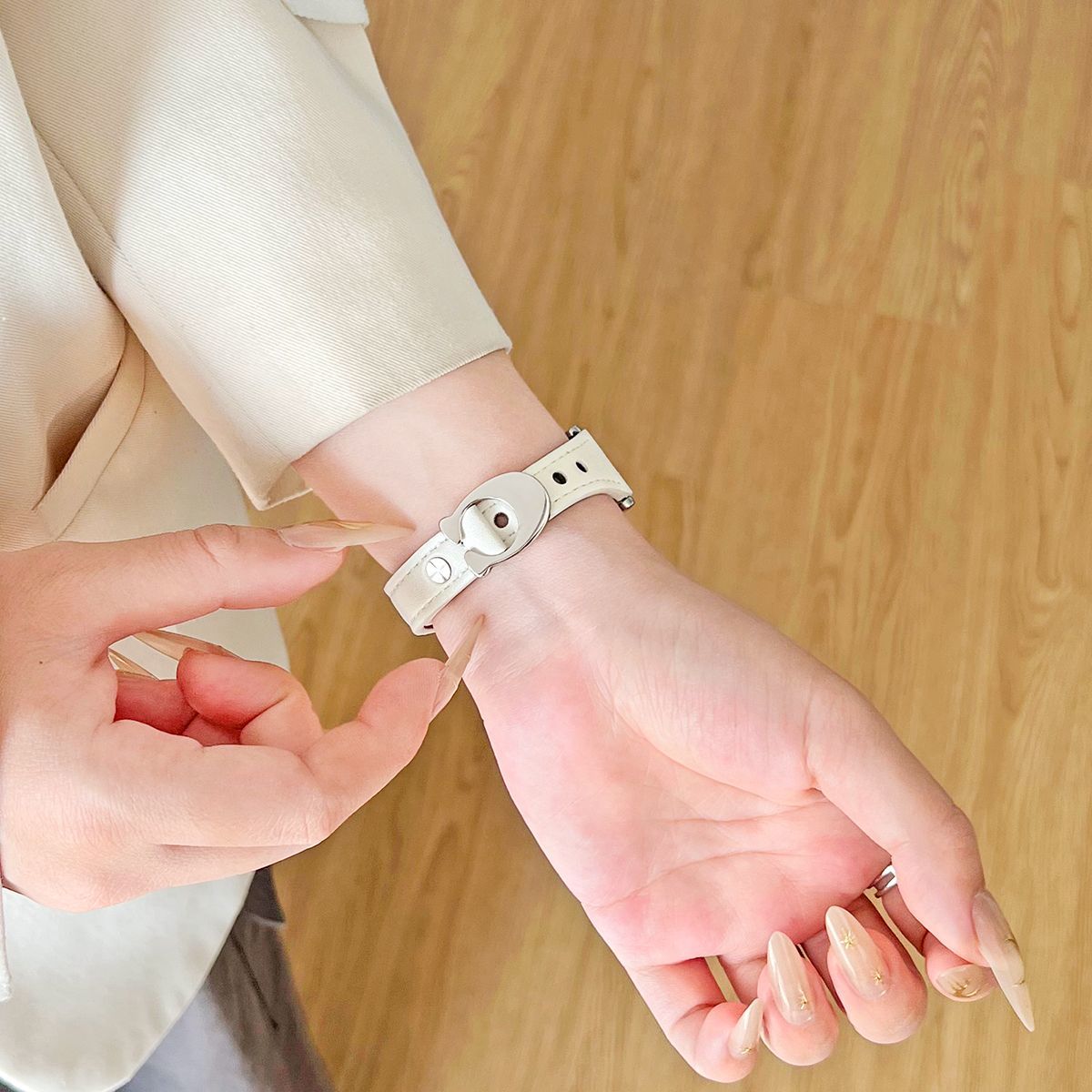 适用OPPO watch x2MINI表带真皮女士新款OPPO x2MINI手表带高颜值