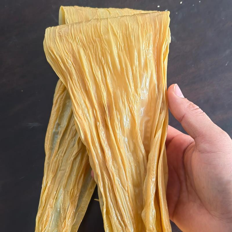 广西桂平特产客家原味腐竹500g散装黄豆手工片扁豆腐皮干货腐竹