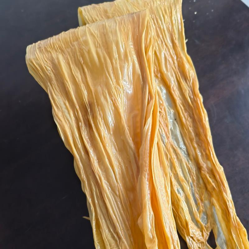 广西桂平特产客家原味腐竹500g散装黄豆手工片扁豆腐皮干货腐竹
