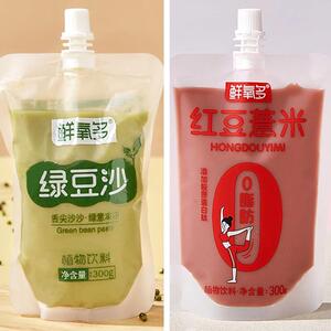 鲜氧多红豆薏米沙0脂红豆汁无防腐剂谷物植物饮料组合早餐店整箱