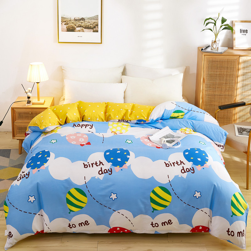 被套单件纯棉100%全棉被套被罩单双人学生宿舍1.5m1.R8米床200x23