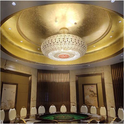 金箔纸装饰贴金 家装修吊顶手抓金铂酒店别墅贴金泊萡纸1X000张/