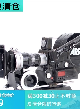 复古铁皮摄影机模型摆件 摄像机道具 纯手工怀旧装V饰摆设 工艺品