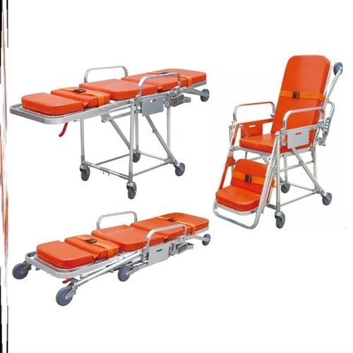 铝合金救护车担k架床 自动上 急救担架推车 120担架车