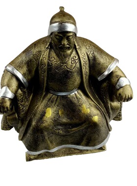 成吉思汗坐像摆件蒙古族特色装饰品摆台工艺M品树脂摆件礼品纪念