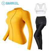 显瘦冲浪服水母衣套 长裤 新款 韩国潜水服女分体浮潜u泳衣保守长袖