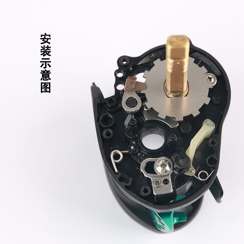 阿布鸟片水滴轮逆h止开关装置阿布野兽X适配p5p4b3p3cc80cr80渔轮