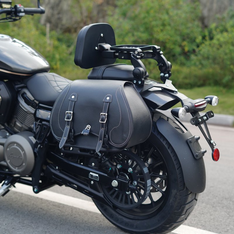 适用奔达黑旗9j50护杠保险杠改装件防水快拆边包折叠靠背尾箱包