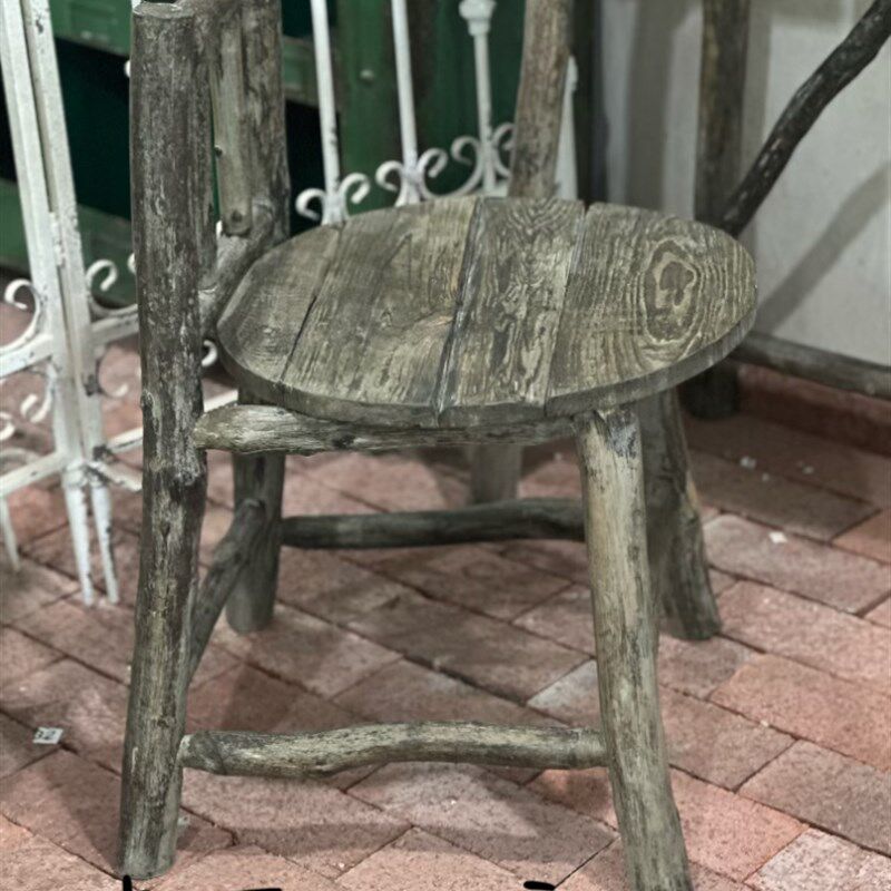 实木乡村复c古做旧长方桌子原木餐桌咖啡桌咖啡桌落地摆件室外室