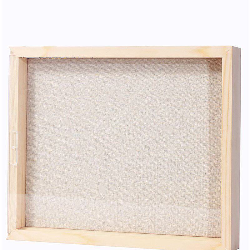 实木徽章勋章收纳盒防尘首饰饰品耳环G项链木质收纳盒子挂墙展示