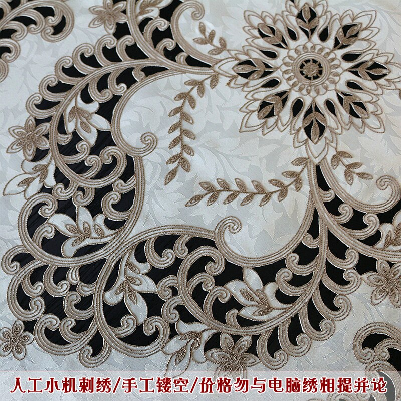 桌旗欧式刺绣花镂空布艺客厅茶y几巾美式桌垫电视柜盖巾台布餐桌