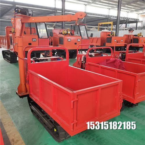 小型爬坡机爬山虎履m带运输车农用车果园山区搬运手扶装载机全地