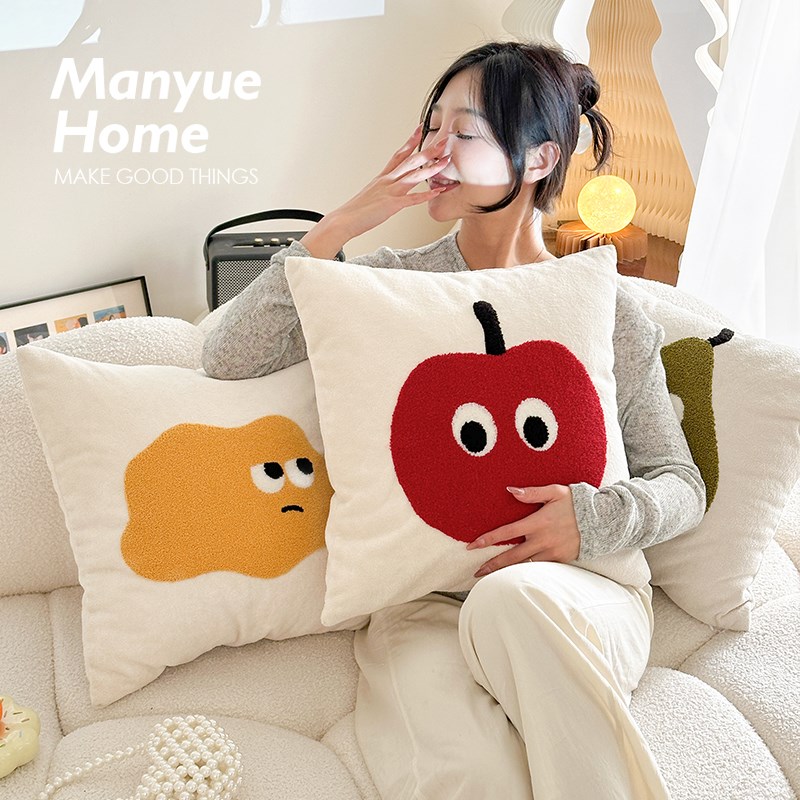 蔓越家 ins多巴胺搞怪抱枕靠垫客厅沙发腰枕靠背靠枕X抱枕套不含