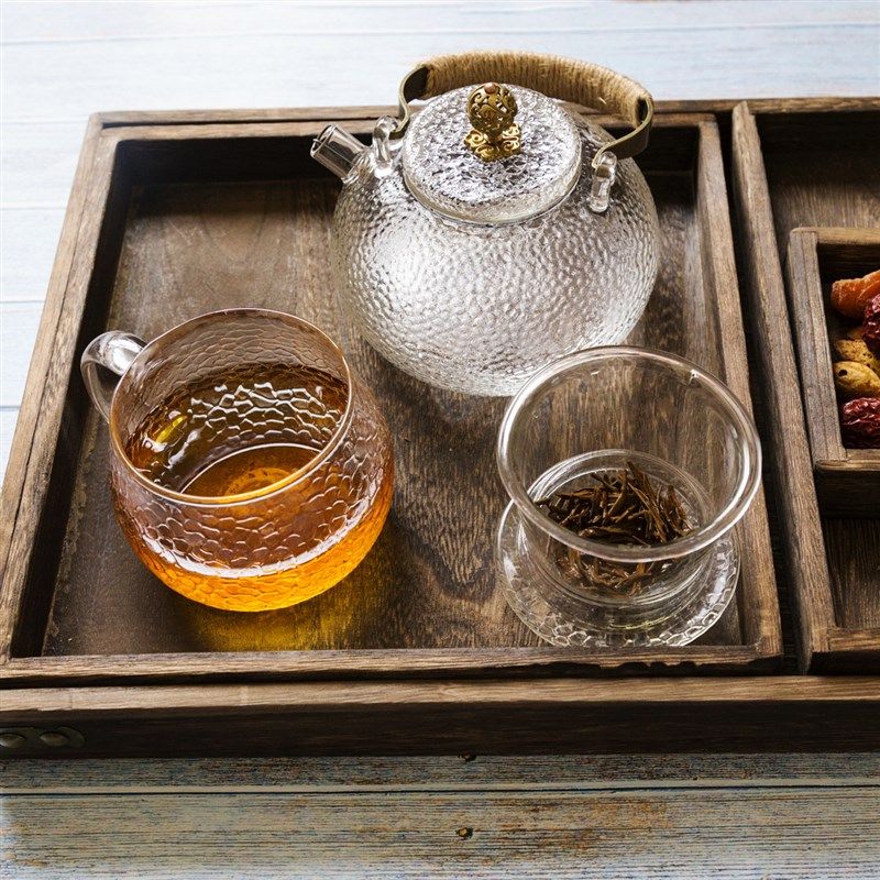 锤纹加厚a耐热大号家用办公室玻璃泡茶杯带盖过滤马克杯子三件套,餐饮具,玻璃杯,淘宝优惠券,粉丝福利购,淘宝优惠卷