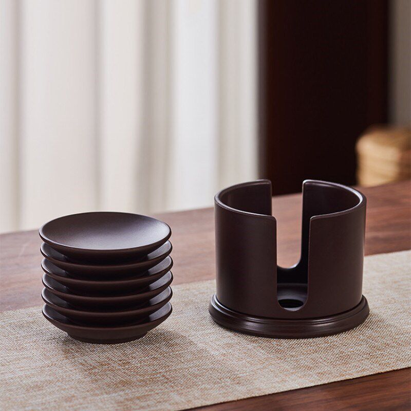 电木杯垫套装茶道隔热垫杯托办公室功夫茶具配件家V用防滑防烫茶