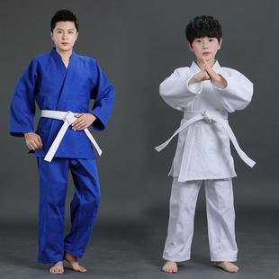 柔道服加厚成人儿童专比赛业训练男女柔术服纯棉道服新手柔道服装