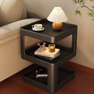 【碳素钢架】现代简约风铁艺床头柜客厅沙发小茶几桌子角几小桌子