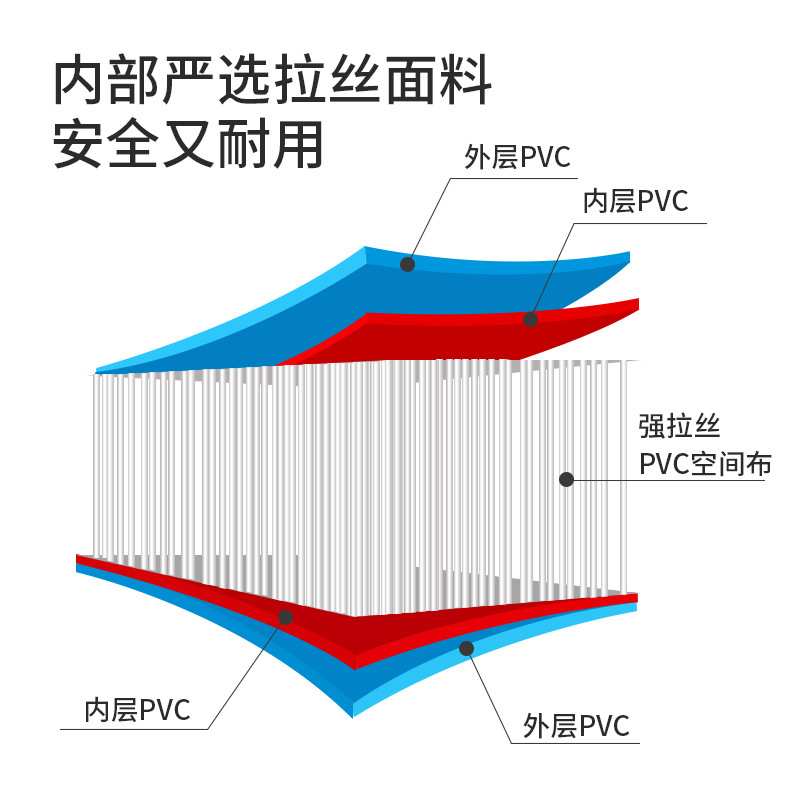 户外休闲充气式气床垫单人双人拉丝材质可折叠