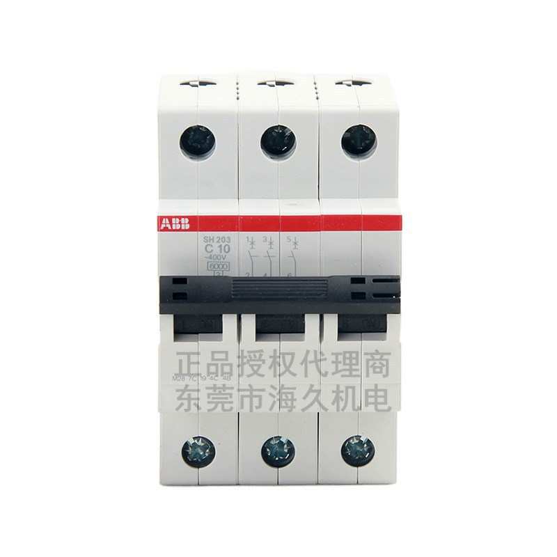 ABB低压开关SH200系列交流断路器SH203-D10;2CDS213001R0101