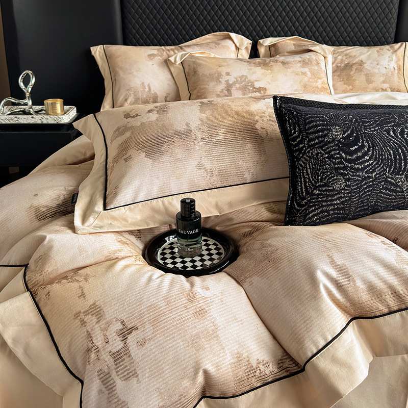 母婴级A类纯棉加厚磨毛四件套冬季保暖床单被套轻奢全棉床上用品