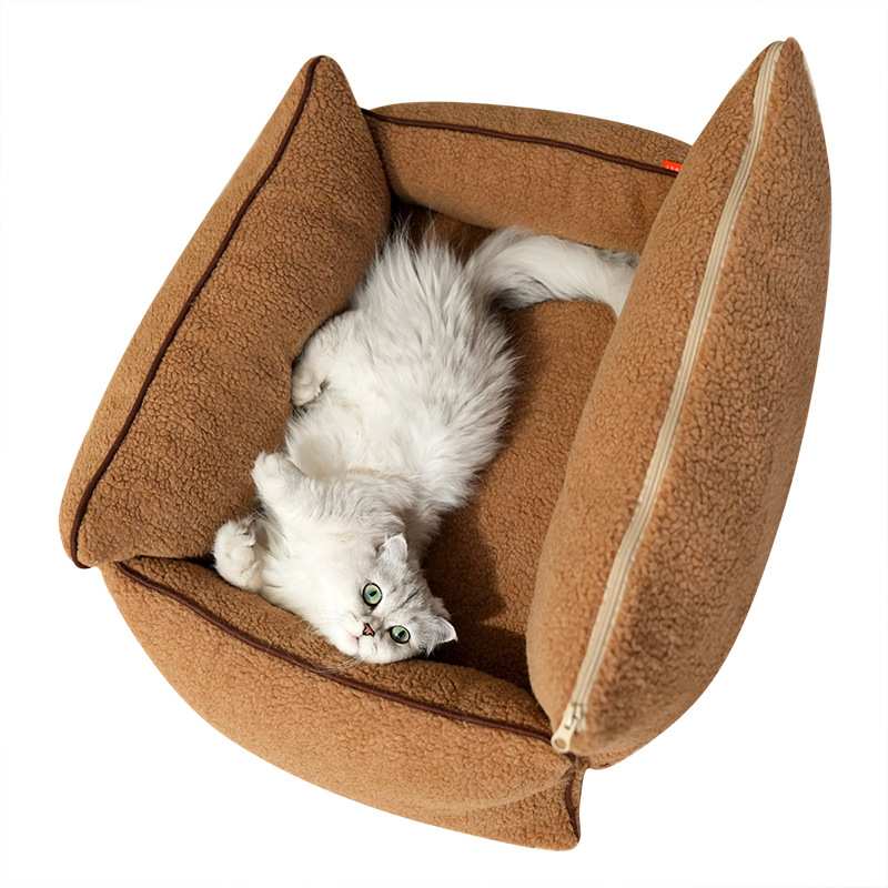 狗窝冬季保暖可拆洗猫床狗狗睡垫宠物用品窝四季通用宠物沙发