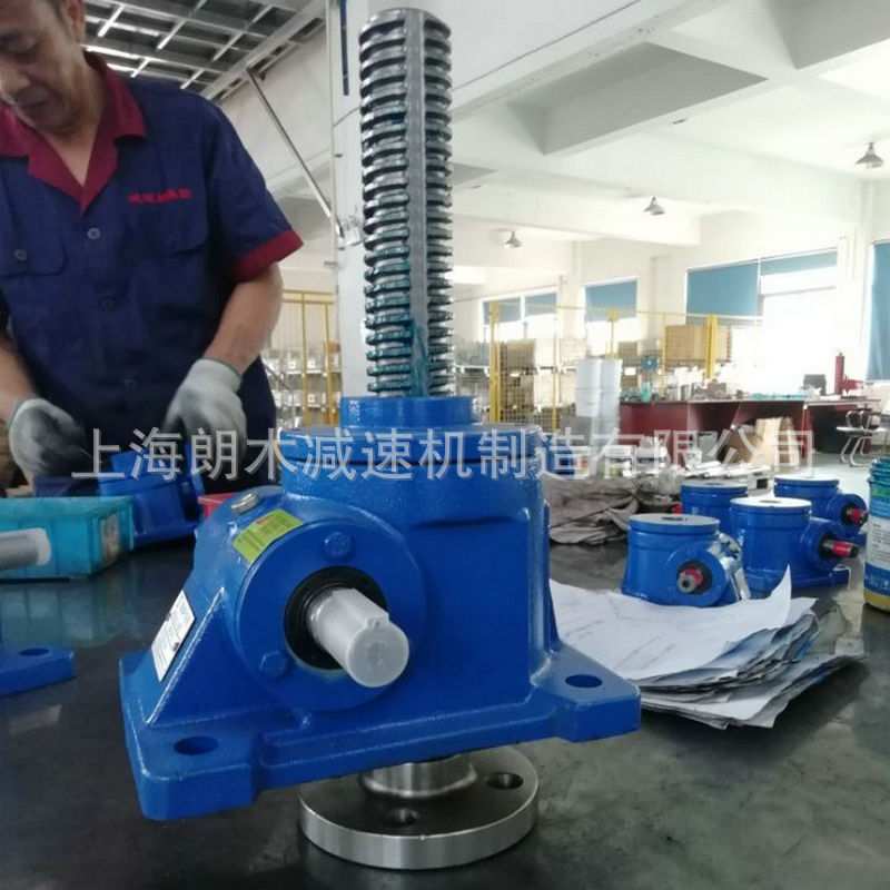 朗木SJA sjb50 80 100螺旋丝杆升降机 涡轮丝杆升降机 丝杆提升机