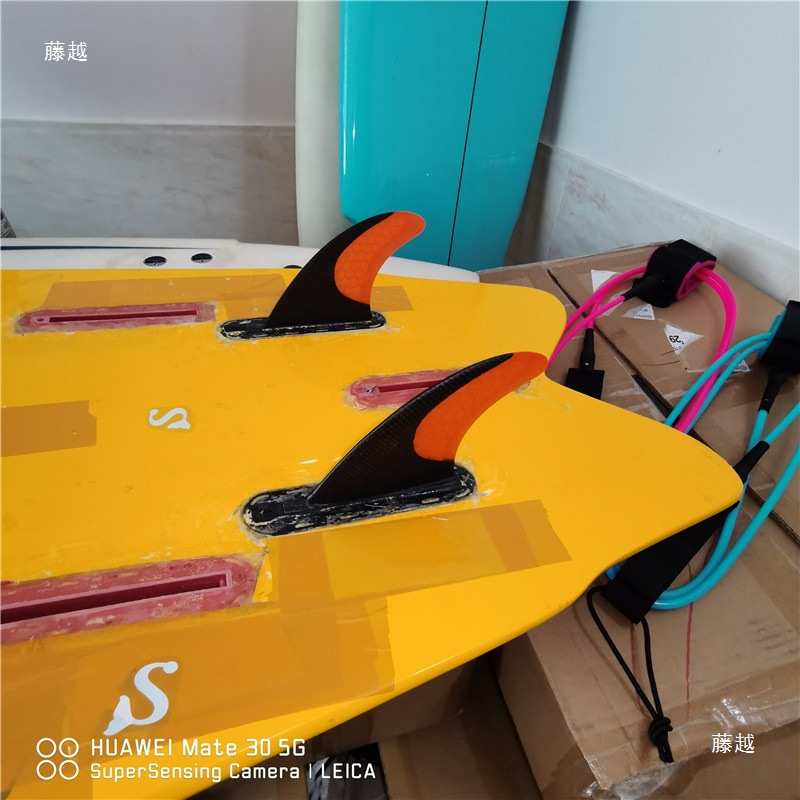 BiLong FUTURE Fin 1/2 盒冲浪板尾鳍双后鳍碳纤维材质尾波板尾舵