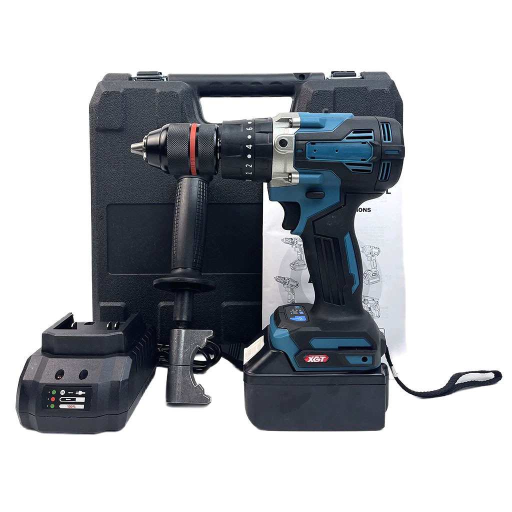 款无刷锂电冲击钻002款充电式电钻无线大扭力多功能手电钻