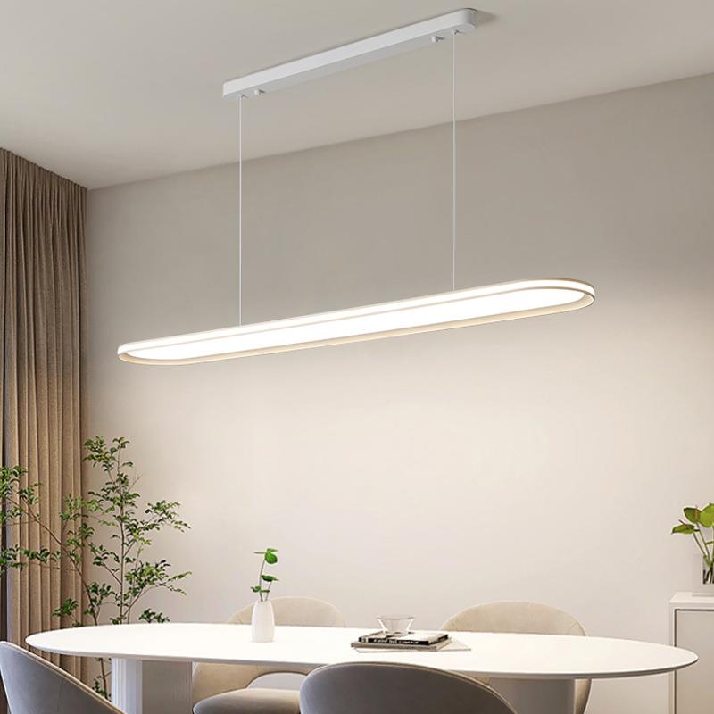 全光谱2025年新款餐厅吊灯餐桌吧台灯具现代简约极简风长条餐吊灯