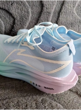 李宁青蓝计划 |飞电6e龙雀冬季加绒超轻碳板学生儿童体育田径比赛